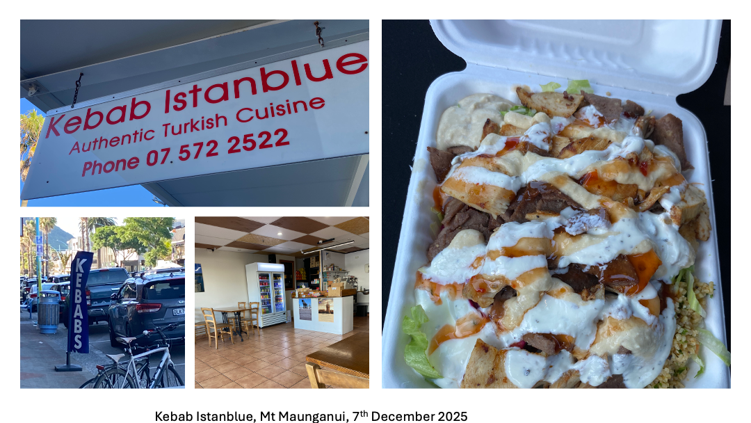 Kebab Istanblue Mt Maunganui 7th Dec 2025